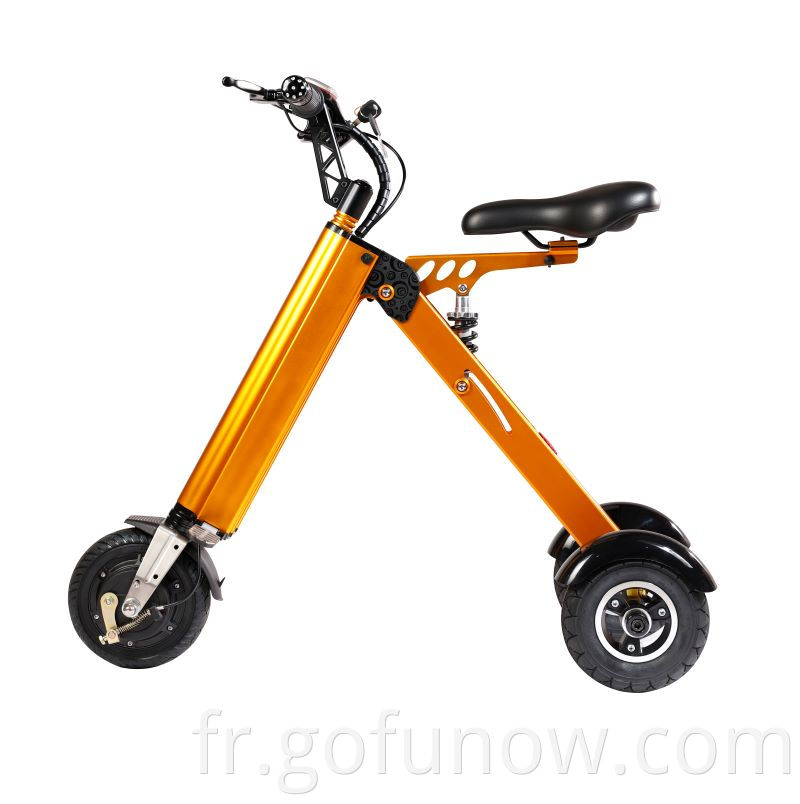 Béloche électrique de conception unique avec siège Léger mini scooers électriques vélo électrique pour adulte